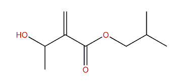 Isobutyl 3-hydroxy-2-methylenebutanoate